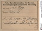 Etiketten zu Millerit (NHMW-MIN-Al597)